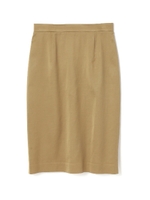 スラブサテンタイトスカート/ベージュ(041)