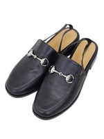 バックストラップビットローファー/ブラック