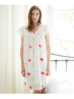 Cottonreal(コットンリアル) ポピー 半袖ワンピナイティ/ライトグレー(011)