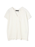 Vネックカットソー/ホワイト(030)