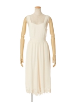 【an another angelus】シーモチーフカットワークコンビネゾン/CREAM