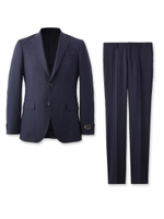 クラウデラックス9ストライプスーツ/チャコールグレー(314)