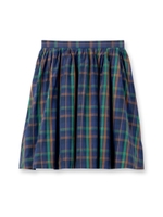 形状記憶チェックスカート/ワインレッド(263)