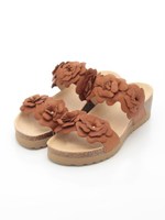 [SONIA.C]フラワーコンフォートサンダル/BEIGE MID