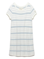 moco moco’スムーズィー’3ボーダードレス/MNT