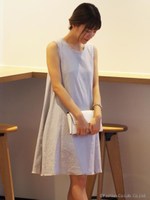 【WEB限定】○JCCI ベルト付き フリンジワンピース / 2WAY/LT.Blue