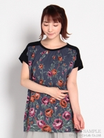 クリープローズプリントチュニック/生成