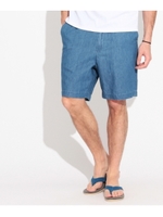 コットンリネンショーツ/ブルー系(094)