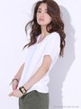 Anti Soaked Vneck T [汗染み防止加工シリーズ]/ブラック