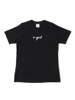 CURSIVE LOGO S/S TEE/ブラック