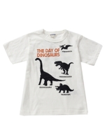 HAPPYプライス恐竜Tシャツ/ホワイト系(002)
