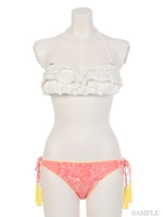 [shorekulani]ペイズリーバンドゥビキニ/ピンク