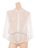 【enrico alloni】レースパーカー/ホワイト