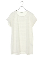 フロントレースカットチュニック/オフホワイト