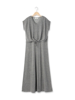 半袖マキシワンピース/グレー(012)