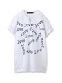 JET JohnEshaya ヴィンテージ風プリントTシャツ/ホワイト(001)