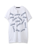 JET JohnEshaya ヴィンテージ風プリントTシャツ/ホワイト(001)