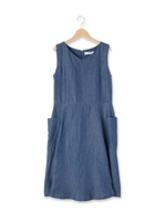 フレアワンピース/ブルー(092)