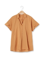 ベルスリーブスキッパーシャツ/ホワイト(001)