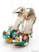 美脚ハイヒールストラップサンダル/マルチ