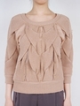 BIG CABLE KINT TOPS/ベージュ