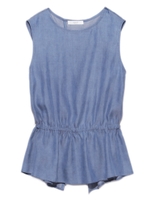 【emmi atelier】オープンバックチュニック/IND