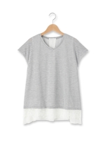 シアーボーダーバックシャンプルオーバー/オフホワイト(003)