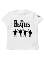 ◆シルエットTシャツ(THE BEATLES)/オフホワイト(003)