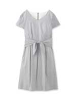 ソルベストライプワンピース/ブルー(392)