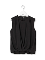 フロントタックプルオーバー/ブラック(019)