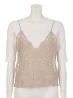 レースキャミニットSET/ホワイト