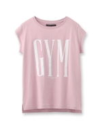 RITA JEANS TOKYO ロゴフレンチカットソー/ベビーピンク(071)