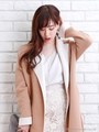 ７分袖Ｖブラウス/ブラック
