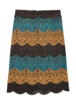 カラーレースタイトスカート/PNK