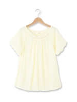 刺繍ブラウス/レモンイエロー(031)