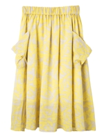 ＰＪ／ビッグポケットミディフレアスカート/ブルー