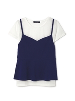 キャミセットTシャツ/ホワイト(030)