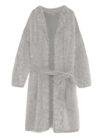 ベルト付きニットコート/GRY