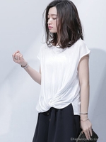 2wayドレーププルオーバー/ピンクベージュ