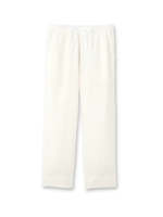 リネン混リラックステーパードパンツ/ホワイト(001)