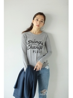 【AZUL by moussy】Change筆記体ロゴロンT/L/KHA