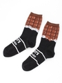 CANDY'S CHOCOLATE SOCKS/BLACK