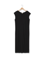 Vネックマキシワンピース/ブラック(019)