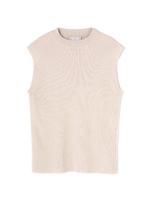 《BLANCHIC》ノースリリブニット/ブラック(010)