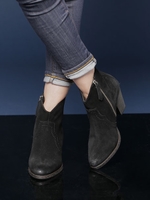 ウェスタンショートブーツ/L【LEINER/レイナー】/ブラック