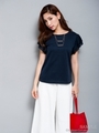 シフォンフリルTシャツ/オフホワイト