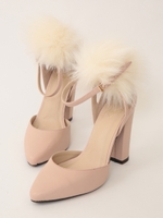 ファーストラップパンプス/ピンク