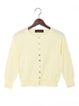 ●JOC 16 C C/N チビ 7分袖 カーディガン/Off White