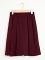 ウエストリボン使いスカート/レンガ