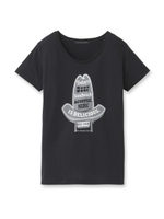 RITA JEANS TOKYO 看板プリントTシャツ/ネイビー(093)